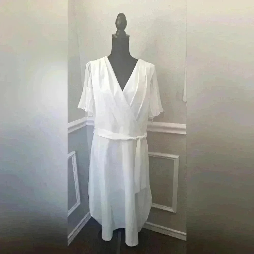 🆕️Shelby & Palmer Dress || Size 14 || Ivory NWT